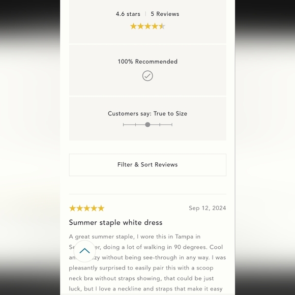 Reformation White Midi Dress - Picture 5 of 13